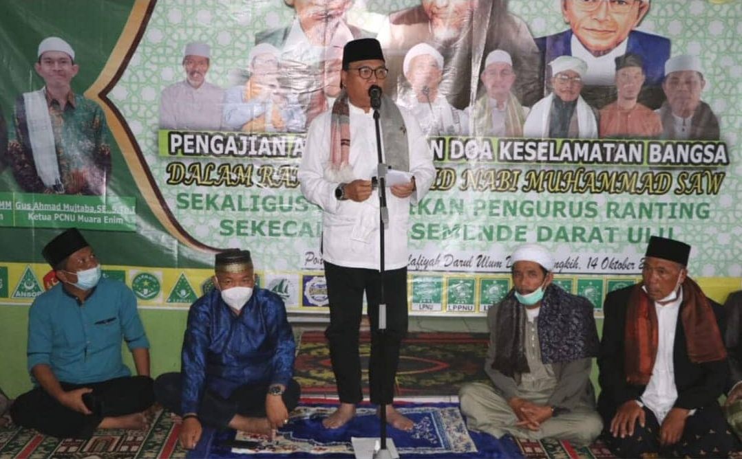 Pj. Bupati Muara Enim Kukuhkan Pengurus Ranting NU Kecamatan Semende Darat Ulu