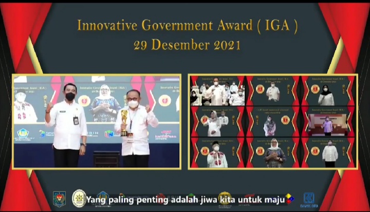 Muara Enim Raih Sebagai Kabupaten Terinovatif di Indonesia Di IGA Award 2021
