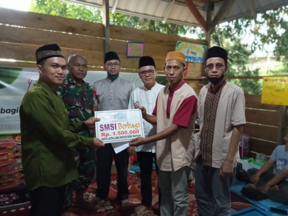 SMSI Muara Enim Berbagi Bantu Pembangunan Rumah Quran Al Uswah 