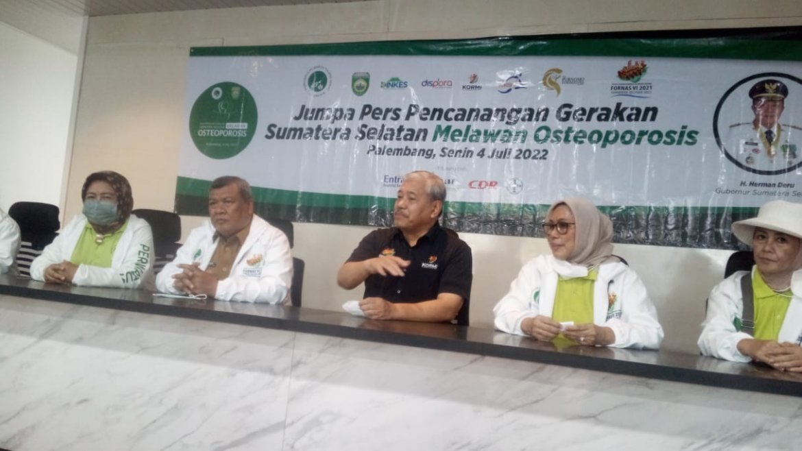 Pencanangan Gerakan Sumatera Selatan Melawan Osteoporosis